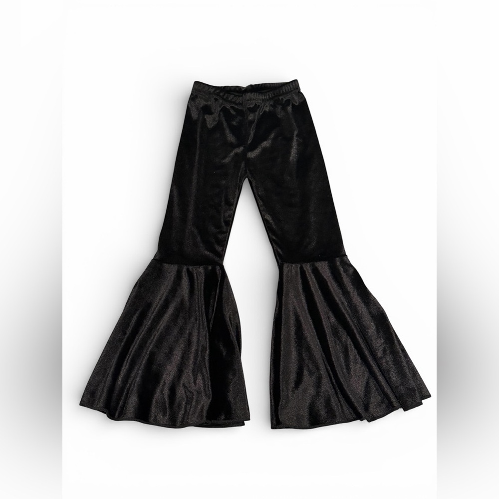 Elegant Black Flared Kids Pants